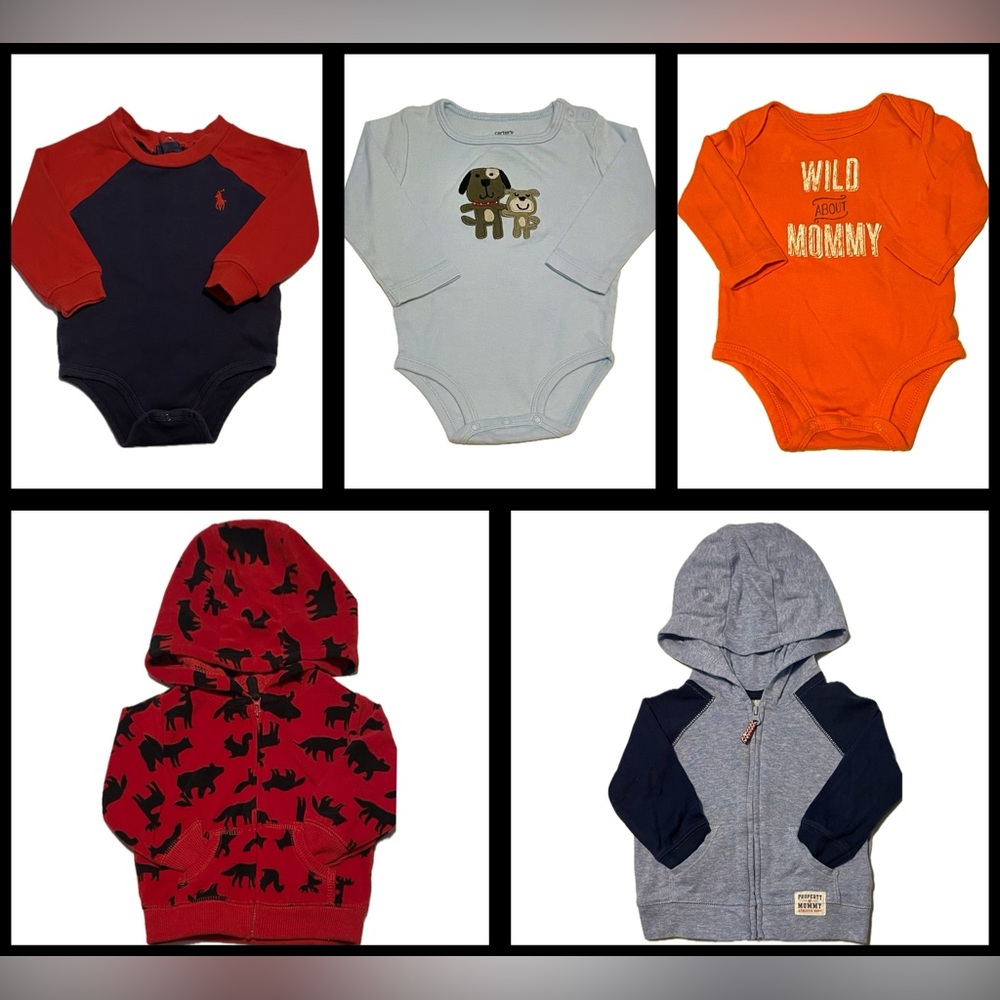 5pc BABY BOY FALL/WINTER BUNDLE 6mo